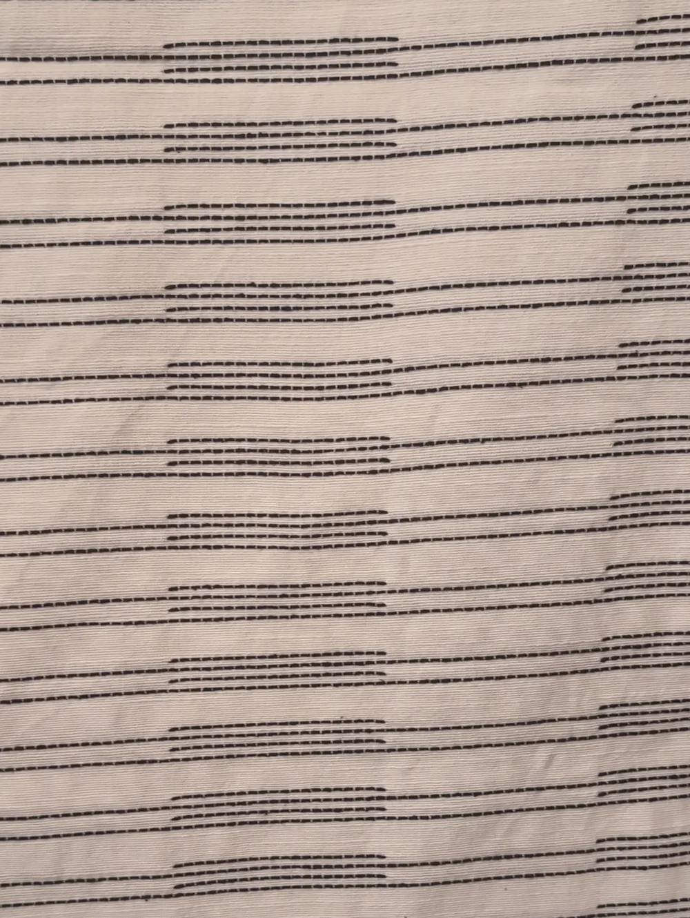 Hearth & Hand Black/White Tassle Table Runner